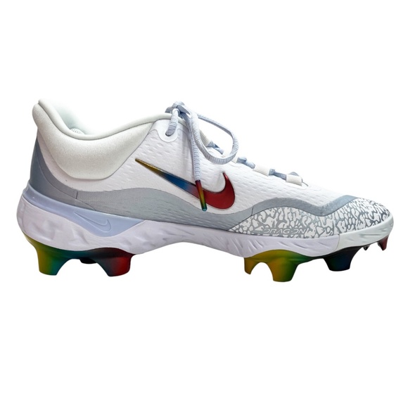 NWOT Nike Alpha Huarache Elite 4 Low MCS Baseball Cleats Rainbow Men’s Size 11 main image 11